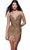 Alyce Paris 4879 - Plunging V-Neck Hand Beaded Cocktail Dress Special Occasion Dress