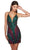 Alyce Paris 4884 - Multicolor Sequin Plunging Neck Cocktail Dress Special Occasion Dress