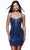 Alyce Paris 4901 - Spaghetti Straps Sequin Cocktail Dress Cocktail Dresses 000 / Royal