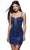 Alyce Paris 4901 - Spaghetti Straps Sequin Cocktail Dress Cocktail Dresses