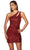 Alyce Paris 4913 - One-Shoulder Sequin Embellished Cocktail Dress Cocktail Dresses