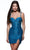 Alyce Paris 4917 - Sleeveless Shiny Jersey Cocktail Dress Cocktail Dresses 000 / Ocean