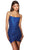 Alyce Paris 4920 - Crisscross Back Tulip Hem Cocktail Dress Cocktail Dresses 000 / Royal