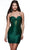 Alyce Paris 4921 - Crisscross Detail Sweetheart Cocktail Dress Cocktail Dresses 000 / Ocean