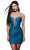 Alyce Paris 4922 - Ruched Skirt Plunging Neckline Cocktail Dress Cocktail Dresses