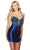 Alyce Paris 4923 - Rhinestone Embellished Sheer Corset Cocktail Dress Cocktail Dresses