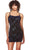 Alyce Paris 4935 - Strappy Back Sparkly Cocktail Dress Cocktail Dresses 000 / Midnight