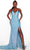 Alyce Paris 61387 - V-Neck Sheath Evening Gown Evening Dresses