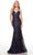 Alyce Paris 61424 - Sequin Motif Prom Gown Prom Dresses 000 / Midnight