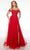 Alyce Paris 61480 - Cold Shoulders Scoop Evening Dress Evening Dresses 000 / Lipstick