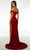 Alyce Paris 61483 - Sheer Corset Bodice Embellished Prom Dress Prom Dresses 2 / Red