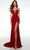 Alyce Paris 61484 - Crisscross Back Sequin Prom Dress Prom Dresses 2 / Red