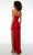 Alyce Paris 61492 - Scoop Neck Ruched Prom Gown Prom Dresses 00 / Red