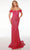 Alyce Paris 61502 - Detachable Feather Sleeve Prom Gown Special Occasion Dress 000 / Barbie Opal