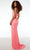 Alyce Paris 61512 - Metallic Corset Prom Dress Prom Dresses 4 / Neon Pink