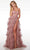 Alyce Paris 61525 - Ruffled Skirt Strapless Prom Gown Prom Dresses 6 / Rosewood