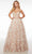 Alyce Paris 61535 - Tiered Ruffles Evening Dress Evening Dresses 000 / Rose Taupe