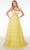 Alyce Paris 61553 - Plunging Sweetheart A-Line Evening Dress Evening Dresses 000 / Light Yellow