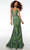 Alyce Paris 61564 - Plunging V-Neck Mermaid Evening Dress Evening Dresses 000 / Green