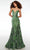 Alyce Paris 61564 - Plunging V-Neck Mermaid Evening Dress Evening Dresses