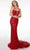 Alyce Paris 61565 - Plunging Scoop Sequin Evening Dress Evening Dresses 000 / Red