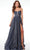 Alyce Paris 61600 - Glitter Scoop Evening Dress Prom Dresses 000 / Midnight