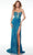 Alyce Paris 61621 - Corset Sheath Evening Dress Evening Dresses 000 / Ocean