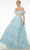 Alyce Paris 61645 - Feather Detailed Off-Shoulder Ballgown Special Occasion Dress