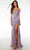 Alyce Paris 61658 - Sequin in a Paisley Pattern Sheer insert Prom Gown Prom Dresses 000 / Lilac