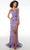 Alyce Paris 61661 - Scoop High Slit Evening Dress Evening Dresses 000 / Lavender