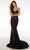 Alyce Paris 61705 - Sequin Corset Sleeveless Evening Dress Special Occasion Dress 000 / Black