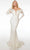 Alyce Paris 61726 - Off-Shoulder Feathers Evening Dress Bridal Dresses 000 / Diamond White