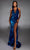 Alyce Paris 61759 - Plunging Halter Sequin Gown Prom Dresses