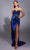 Alyce Paris 61764 - Strapless Sequin High Slit Gown Prom Dresses