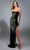 Alyce Paris 61773 - Strapless Ruched Sequin Sheath Gown Prom Dresses