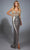 Alyce Paris 61780 - Beaded Metallic Jersey Gown with Slit Prom Dresses