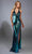 Alyce Paris 61787 - Glamorous Metallic Halter Gown Prom Dresses