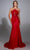 Alyce Paris 61820 - Beaded Halter Sheath Dress Prom Dresses 000 / Red