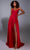 Alyce Paris 61828 - Satin Corset Gown with High Slit Prom Dresses