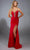 Alyce Paris 61830 - Shiny Jersey Plunging Neckline Gown Prom Dresses