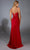 Alyce Paris 61830 - Shiny Jersey Plunging Neckline Gown Prom Dresses