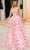 Alyce Paris 61866 - Tiered Ruffle Floral Ballgown Prom Dresses