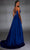 Alyce Paris 61883 - Cowl Neckline Satin A-Line Dress with Slit Prom Dresses