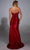 Alyce Paris 61884 - Strapless Satin Corset Gown with High Slit Prom Dresses