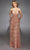 Alyce Paris 61956 - Beaded Strapless Tiered Gown Prom Dresses 000 / French Pink