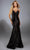 Alyce Paris 61966 - Deep V-Neck Trumpet Gown with Train Special Occasion Dress