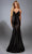 Alyce Paris 61966 - Deep V-Neck Trumpet Gown with Train Special Occasion Dress