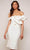 Alyce Paris 70032 - Off- Shoulder Faux Belt Cocktail Dress Cocktail Dresses