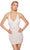 Alyce Paris 84001 - Sequin Ornate Cocktail Dress Ivory