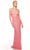 Alyce Paris 88009 - Deep V-Neck Fitted Evening Dress Evening Dresses 4 / Red